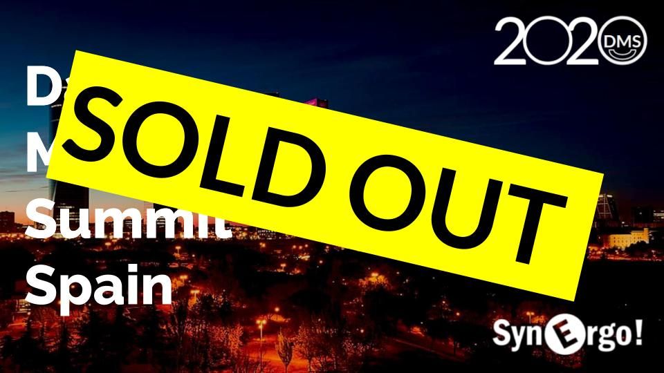 Data Management Summit Spain Sold Out