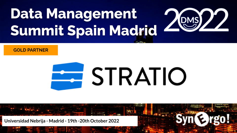 Stratio, Gold Partner del Data Management Summit Spain 2022