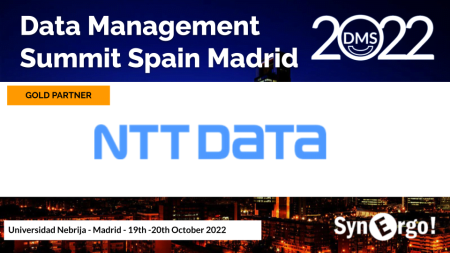 Un año más NTT Data, Gold Partner del Data Management Summit Spain 2022