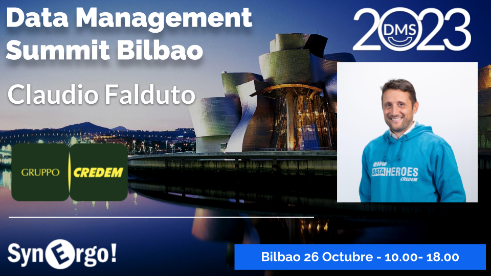 Claudio Falduto nos trae la experiencia de los “Data Heroes” de Credem en el Data Management Summit de Bilbao