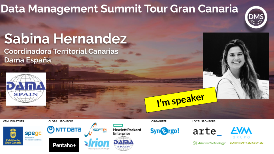 Sabina Hernández Acosta nueva coordinadora territorial de Dama España en Canarias se estrena en el Data Management Summit Tour Gran Canaria