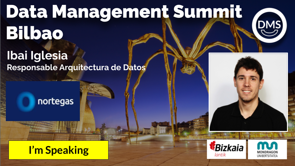 Ibai Iglesia Alonso (Nortegas) entre los protagonistas del Data Management Summit Bilbao